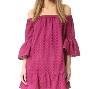 Likely Eyelet Off the Shoulder Summer Dress Size 4